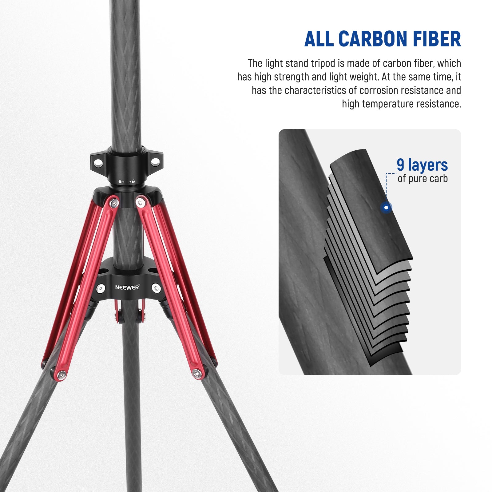 NEEWER ST210R 220cm Carbon